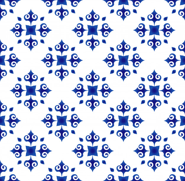 青花瓷风格花纹