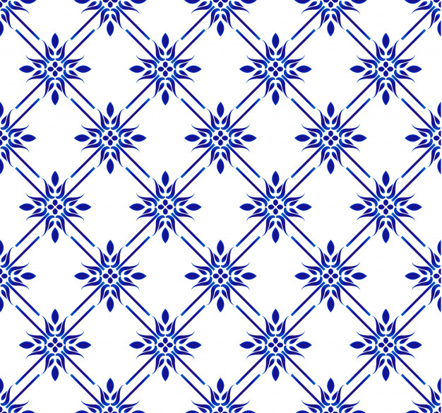 陶瓷青花瓷风格花纹