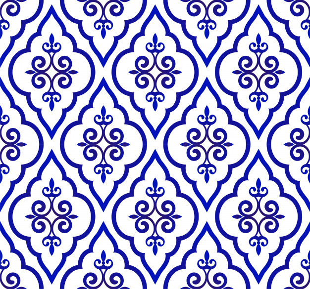 青花瓷风格花纹