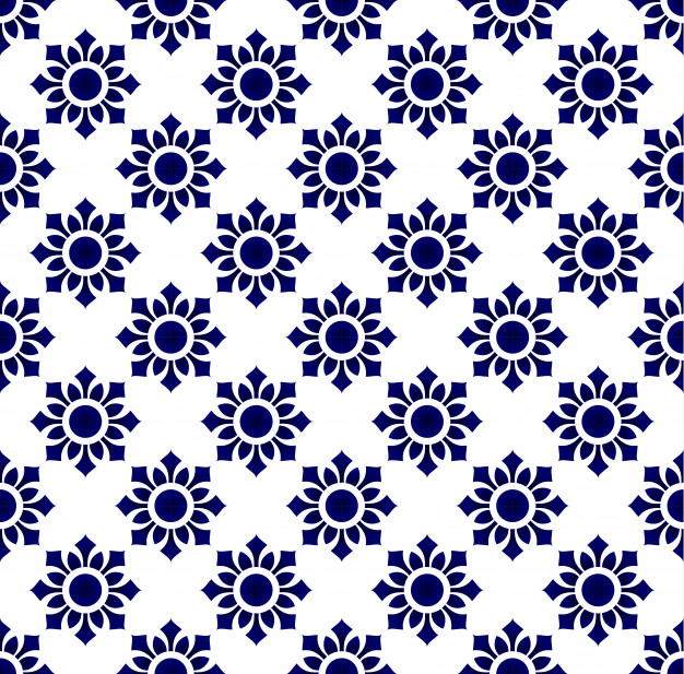 青花瓷风格花纹