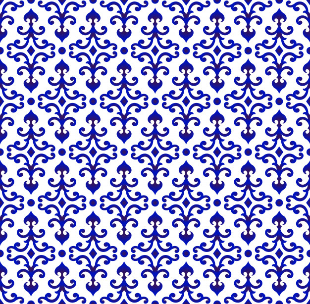 青花瓷风格花纹