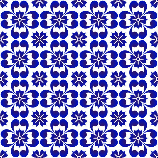青花瓷风格花纹