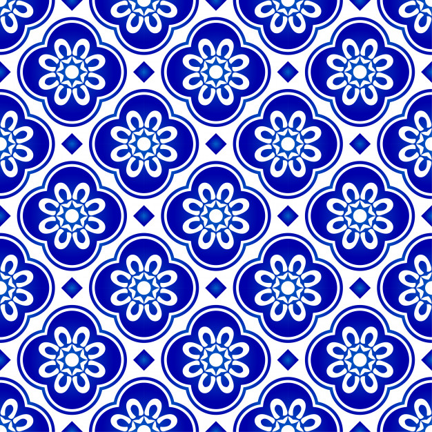 青花瓷风格花纹