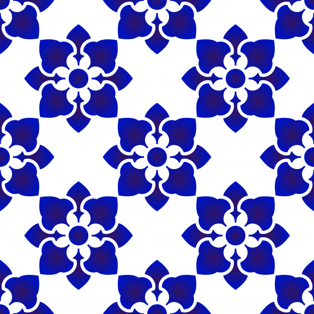 青花瓷风格花纹