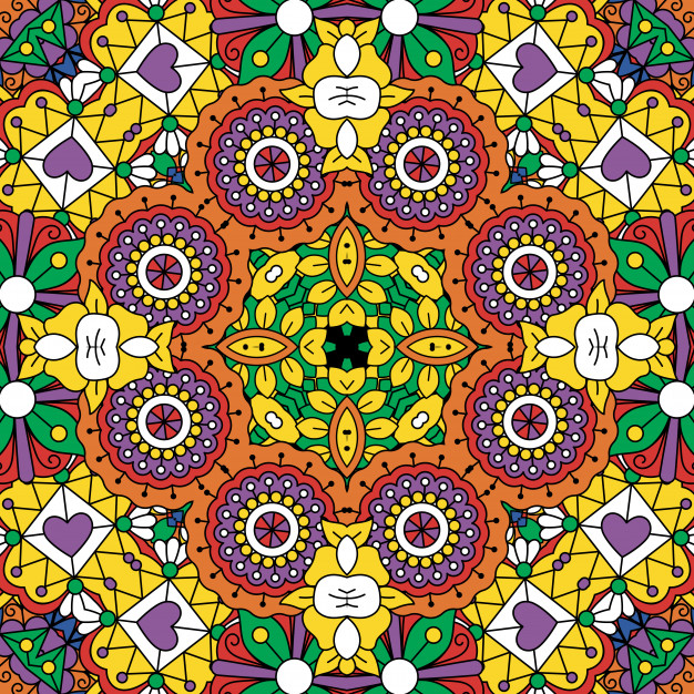 复杂的几何图案花纹