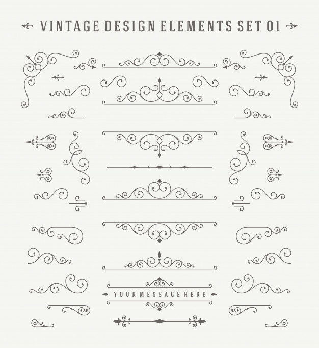 欧式装饰花纹分割线饰角