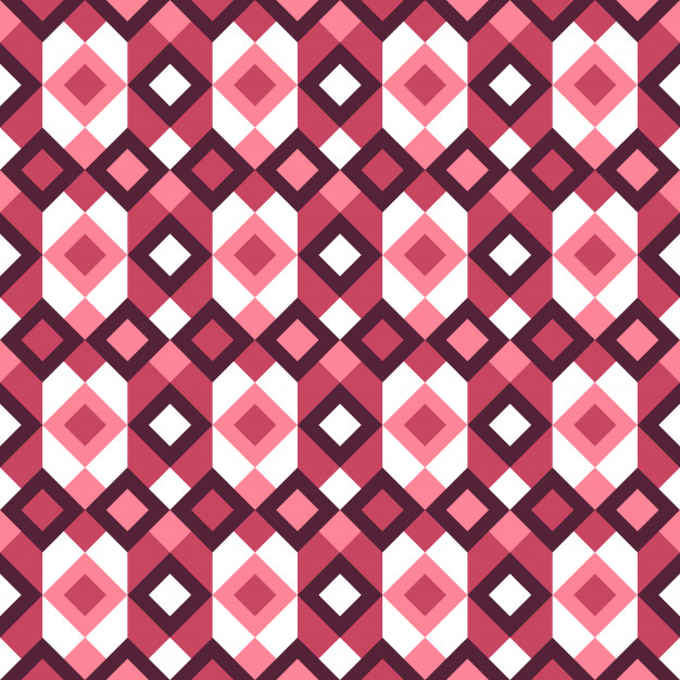 多彩复古几何抽象无缝拼接花纹背景