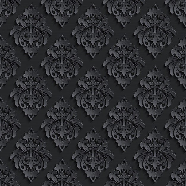 巴洛克风格花纹墙纸背景