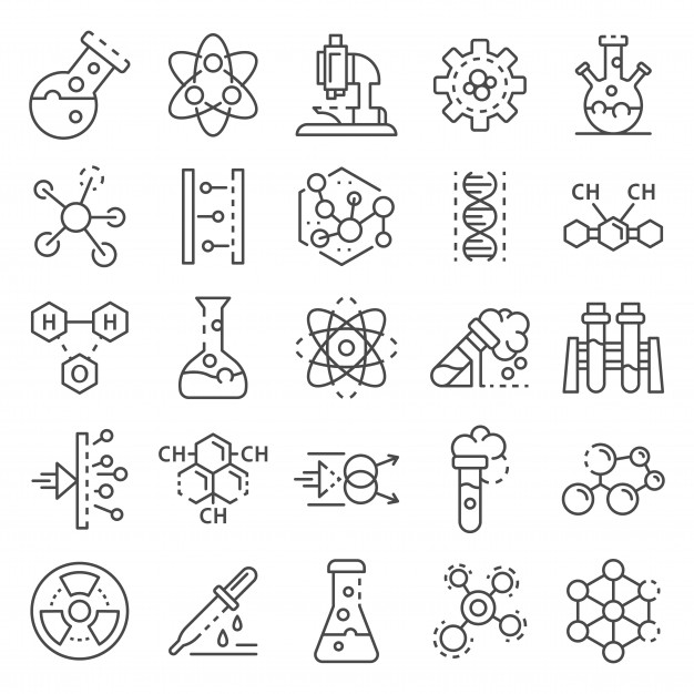 医学医疗化学实验标志icon，logo