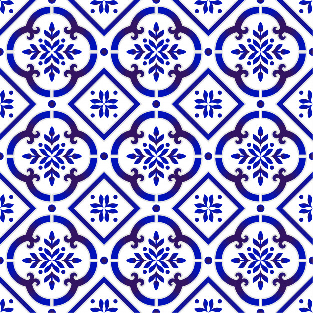 青花瓷风格花纹