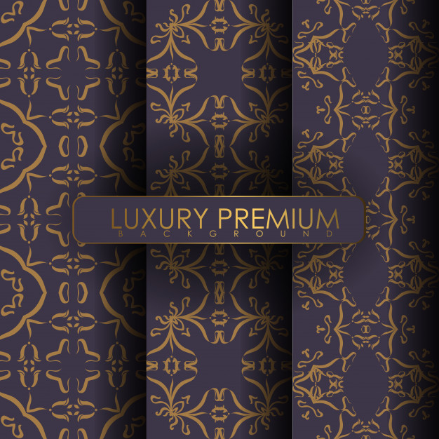 华丽的无缝模式欧式花纹背景