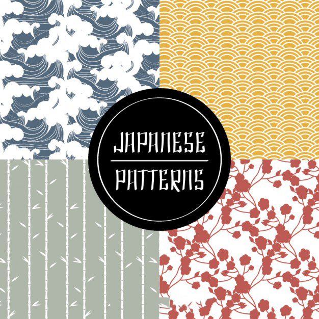 传统中式花纹日式花纹