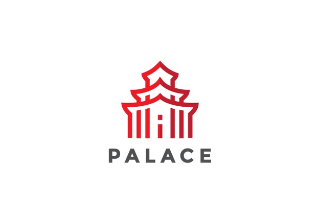 中式建筑logo标志