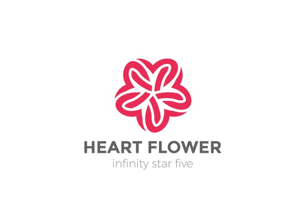 花瓣花朵logo标志矢量图素材