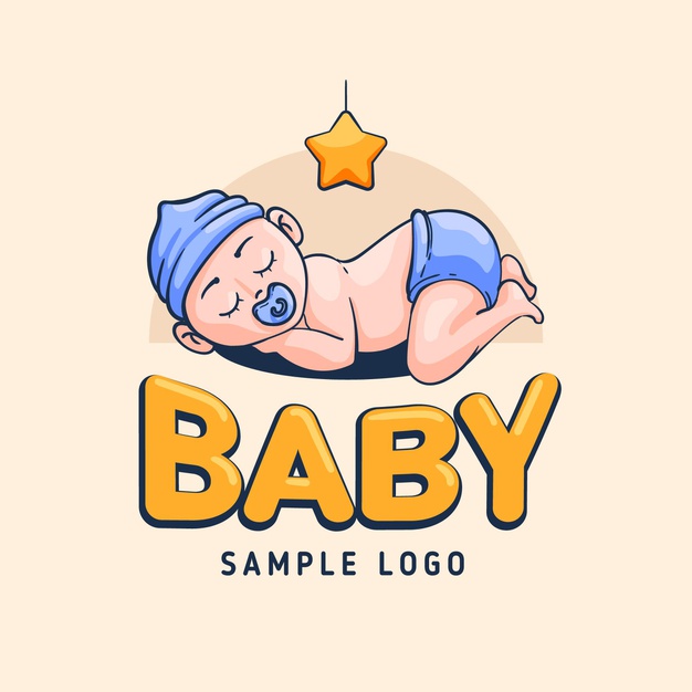 婴儿母婴logo标志矢量图素材