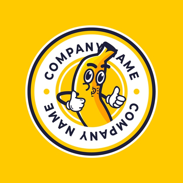 香蕉logo标志矢量图素材