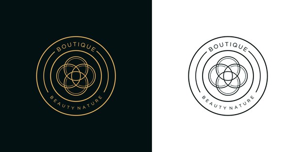 美容精品logo标志