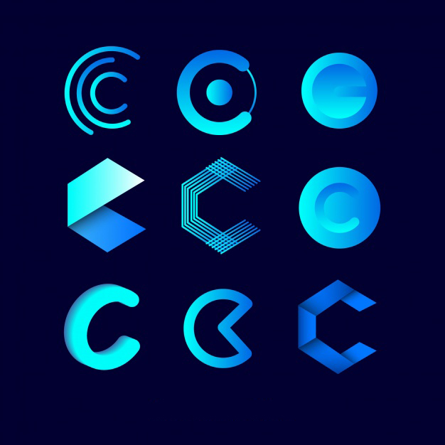 科技，字母C，logo标志矢量图素材