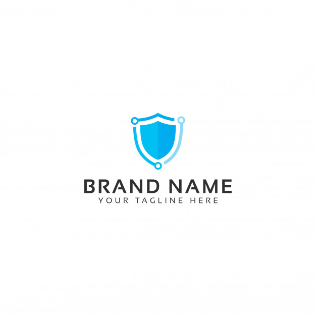 安全盾牌科技企业logo标志