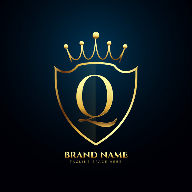 字母q皇冠logo标志矢量图素材