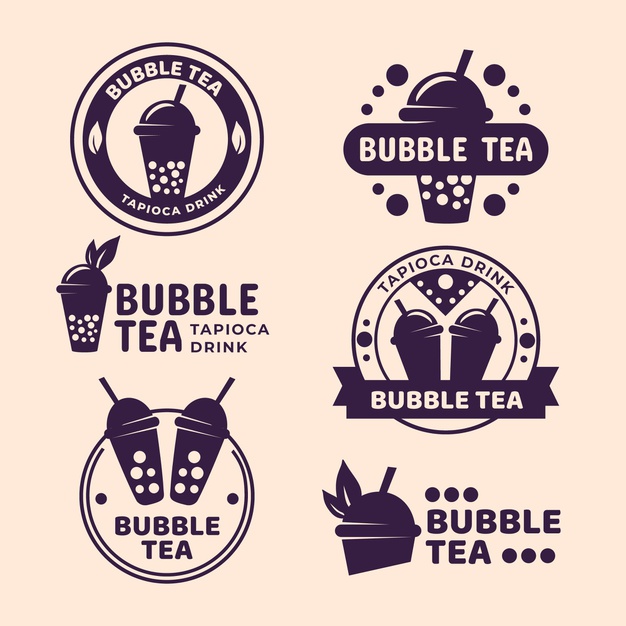 饮品奶茶logo标志矢量图素材