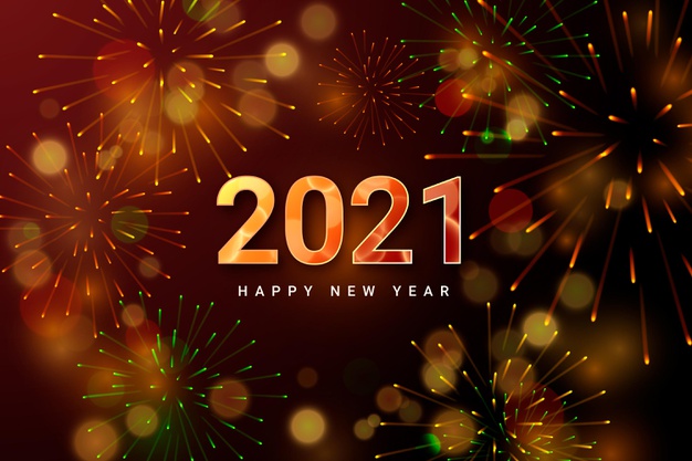 2021年新年活动背景矢量图素材