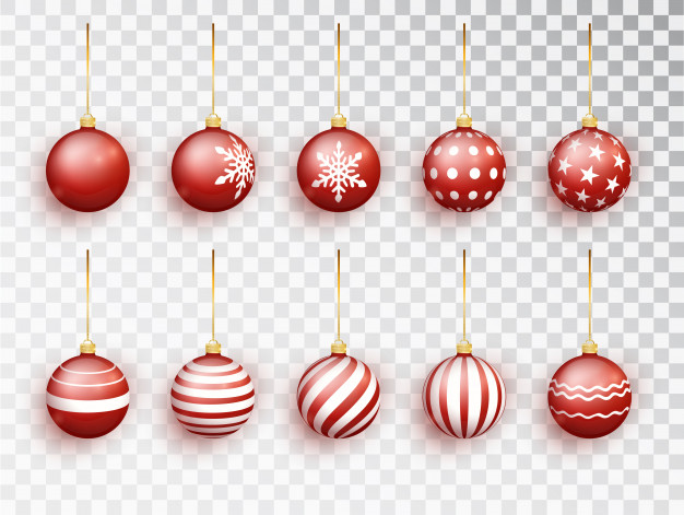 圣诞节装饰吊球元素矢量图素材