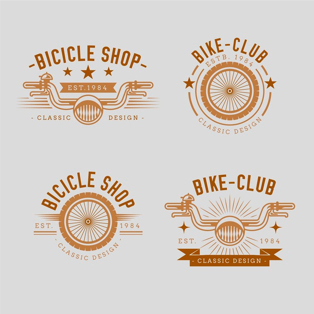 自行车，骑行俱乐部，logo标志矢量图素材