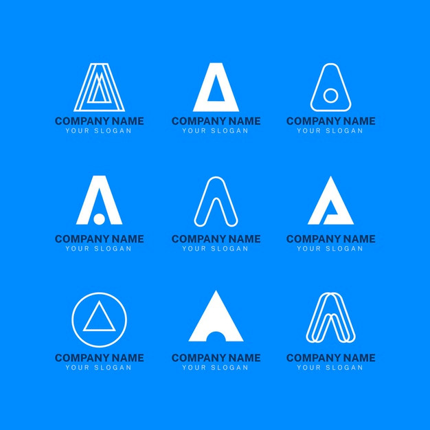 字母A，logo标志