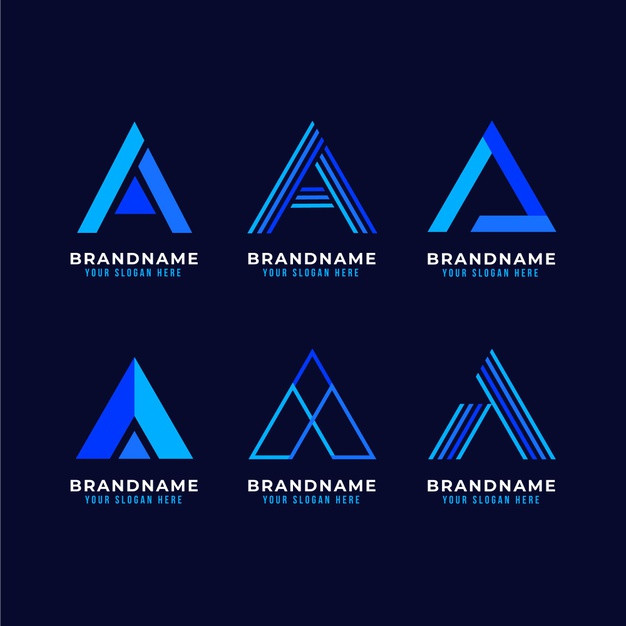 字母A，logo标志