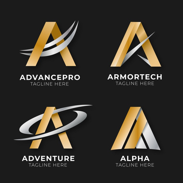 字母A，logo标志