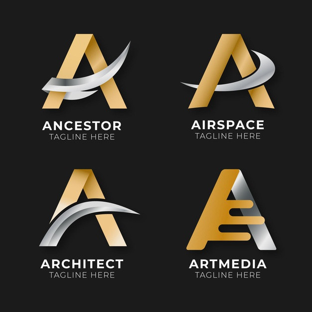 字母A，logo标志