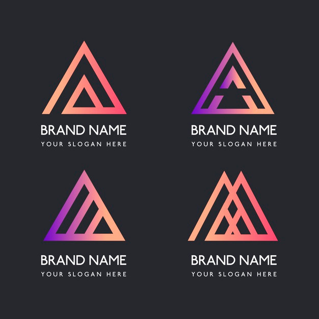 字母A，logo标志