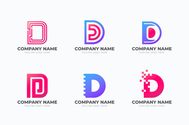 字母D，logo标志