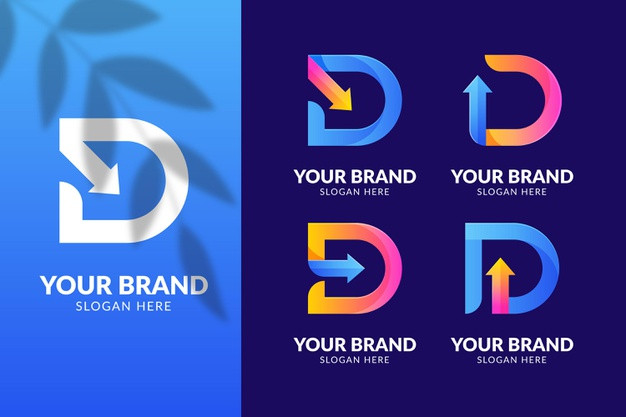 字母D，logo标志