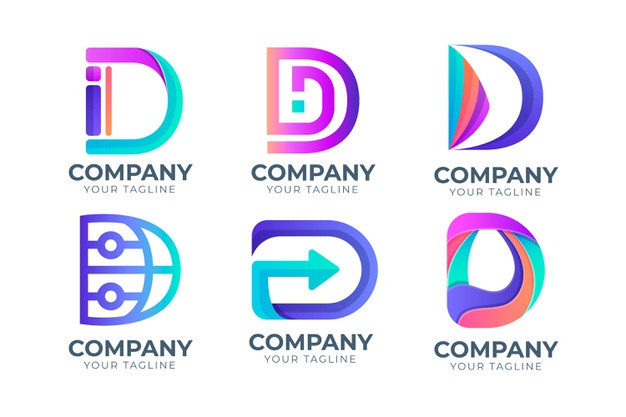 字母D，logo标志