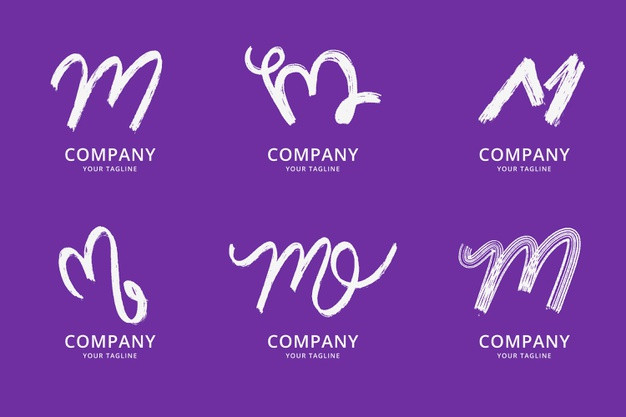字母M,logo标志
