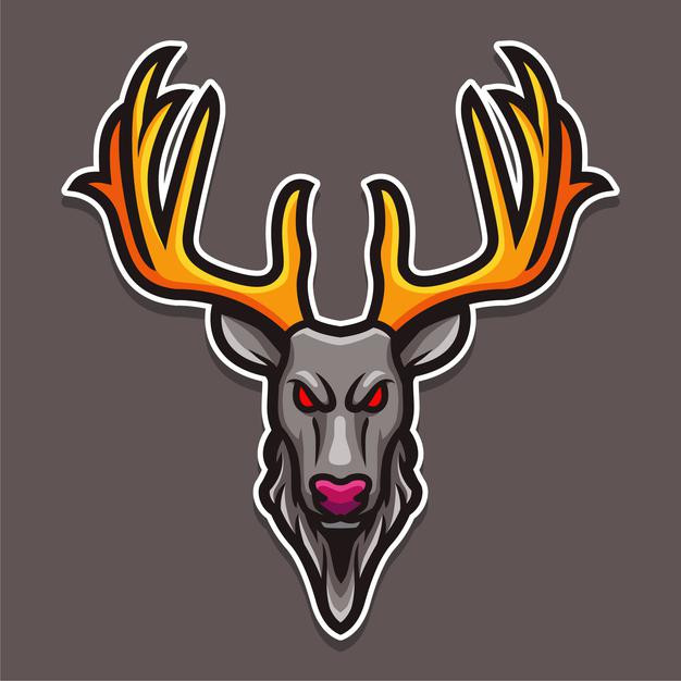 鹿，鹿角，logo标志