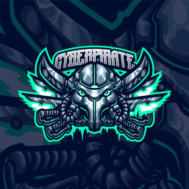 机器人海盗，电子竞技，logo标志