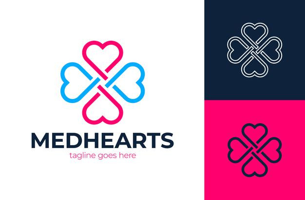 心脏护理,医学医疗,logo标志