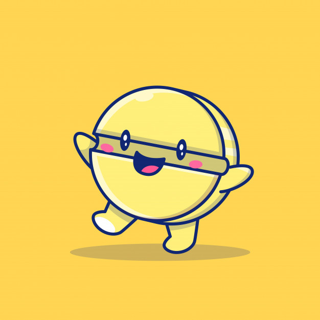 药片，卡通矢量插画