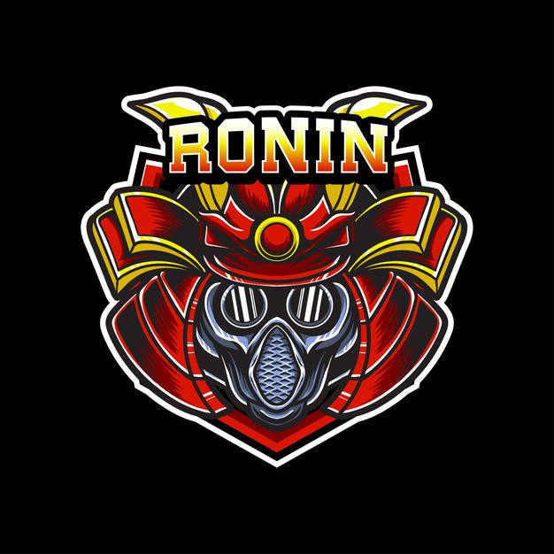 电子竞技日本武士武将盔甲头盔日式插画