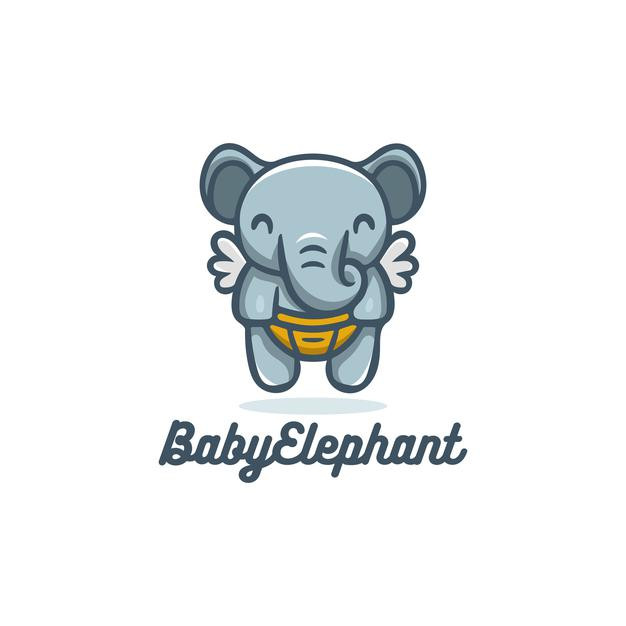 小飞象，大象，logo标志