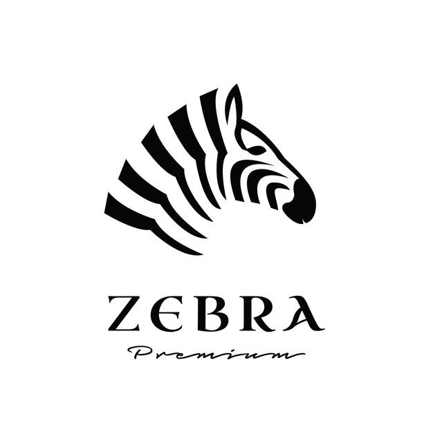 斑马头，logo标志