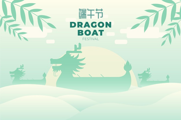 端午节龙舟插画