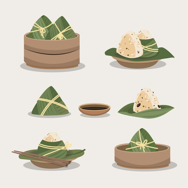 端午节粽子插画