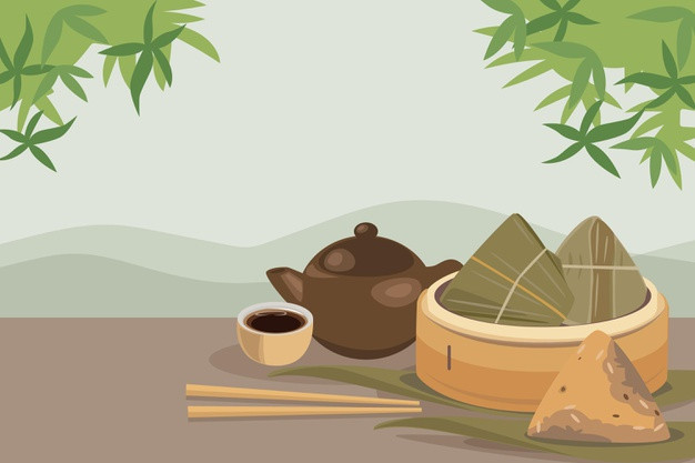 端午节粽子插画