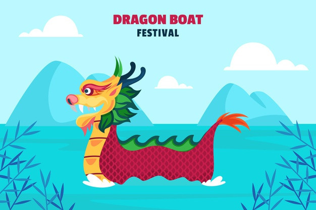 端午节龙舟插画