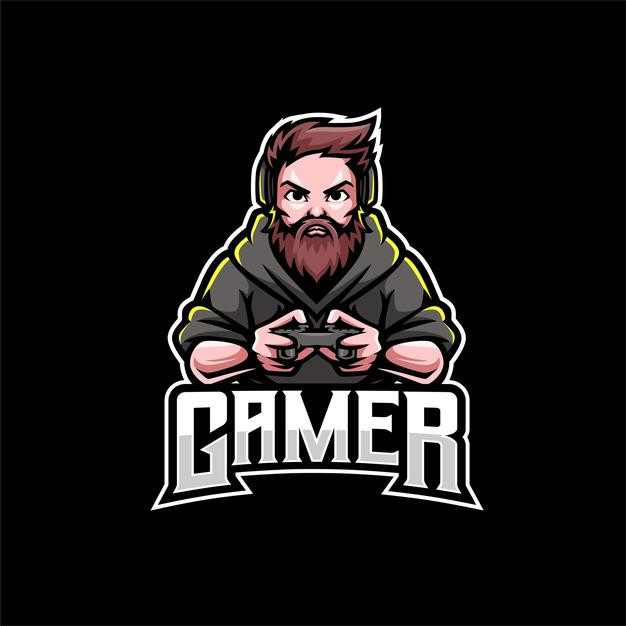 大胡子玩家,电子竞技,logo标志