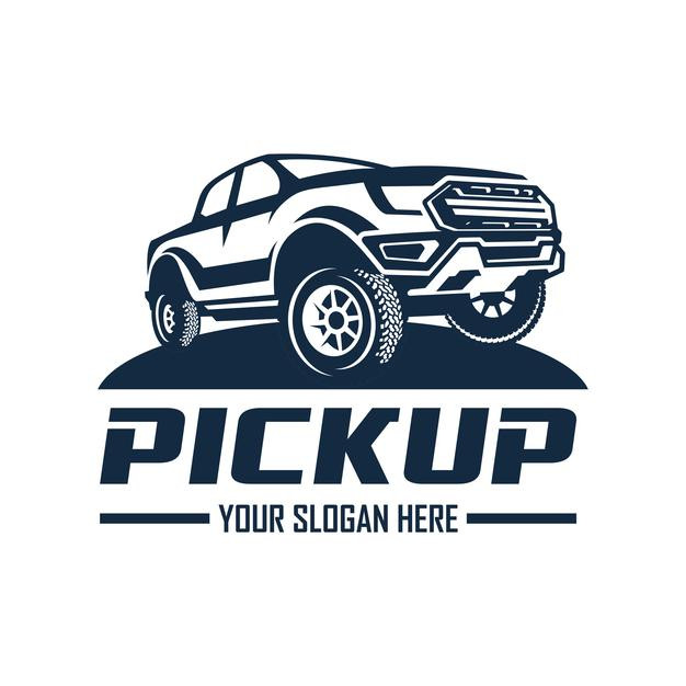 皮卡车汽车，logo标志